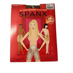 SPANX by Sara Blakely Super Power Panties Mid-Thigh Shaper in Cocoa Sz G NWT